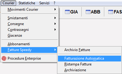 dettaglio videata software fatturazione